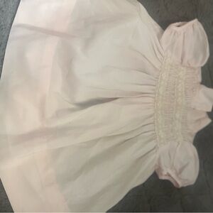 Pink Baby Dress with Puff Sleeves